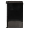 Avanti 4.4 Cu. Ft. Refrigerator, 19 1/2"W x 22"D x 33"H, Black/Stainless Steel Counter Height Refrigerators - Office Ready