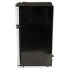 Avanti Counter-Height 3.1 Cu. Ft. Two-Door Refrigerator/Freezer, Black/Stainless Steel Counter Height Refrigerators - Office Ready