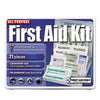 First Aid Only™ All-Purpose Kit, 21 Pieces, 4.75 x 3, Plastic Case Personal/Vehicle First Aid Kits - Office Ready