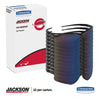 KleenGuard™ Nemesis* Safety Glasses, Black Frame, Blue Mirror Lens Wraparound Safety Glasses - Office Ready