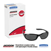KleenGuard™ Hellraiser* Safety Glasses, Black Frame, Smoke Lens Wraparound Safety Glasses - Office Ready
