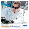KleenGuard™ A35 Liquid & Particle Protection Coveralls, Zipper Front, Hooded, Elastic Wrists and Ankles, X-Large, White, 25/Carton Coveralls - Office Ready