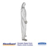 KleenGuard™ A35 Liquid & Particle Protection Coveralls, Zipper Front, Hooded, Elastic Wrists and Ankles, X-Large, White, 25/Carton Coveralls - Office Ready