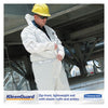KleenGuard™ A35 Liquid & Particle Protection Coveralls, Zipper Front, Hooded, Elastic Wrists and Ankles, X-Large, White, 25/Carton Coveralls - Office Ready