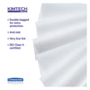 Kimtech™ W4 Critical Task Dry Wipers, Flat Double Bag, 12 x 12, Unscented, White, 100/Bag, 5 Bags/Carton Disposable Dry Wipes - Office Ready