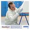 KleenGuard™ A35 Liquid & Particle Protection Coveralls, Zipper Front, Hooded, Elastic Wrists and Ankles, X-Large, White, 25/Carton Coveralls - Office Ready