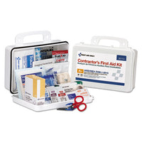 First Aid Only™ Contractor ANSI Class A+ First Aid Kit, 128 Pieces, Plastic Case Commercial First Aid Kits - Office Ready