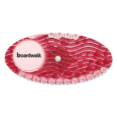 Boardwalk® Curve Solid Air Freshener, Spiced Apple, Red, 10/Box, 6 Boxes/Carton