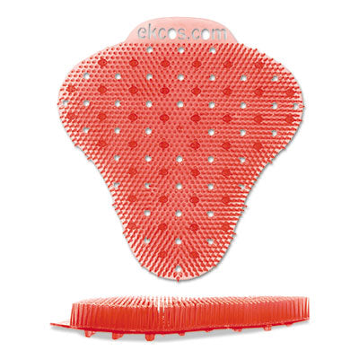 Diversey™ ekcoscreen™ Urinal Screens, Melon Scent, Red, 12/Carton Urinal Screens/Blocks - Office Ready