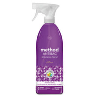 Method® Antibac All-Purpose Cleaner, Wildflower, 28 oz Spray Bottle, 8/Carton Multipurpose Cleaners - Office Ready
