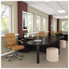 Alera® Valencia™ Series D-Top Desk, 71" x 35.5" x 29.63", Espresso Desk Shells - Office Ready