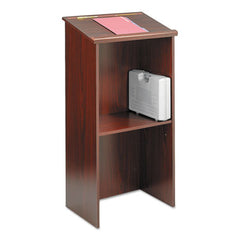 Safco® Stand-Up Lectern, 23 x 15.75 x 46, Mahogany