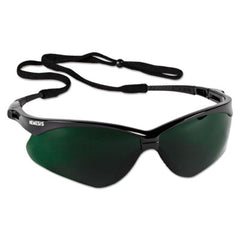 KleenGuard™ Nemesis* Safety Glasses, Black Frame/IRUV 5 Lens, Nylon/Polycarb