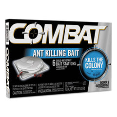 Combat® Source Kill Ant Bait Station, Child-Resistant, Kills Queen and Colony, 6/Box