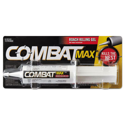 Combat® Source Kill Max Roach Control Gel, 2.1 oz Syringe, 12/Carton Insect Killer Gels - Office Ready