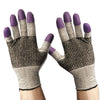 KleenGuard™ G60 PURPLE NITRILE* Cut-Resistant Gloves, 240 mm Length, Large/Size 9, Black/White, Pair Work Gloves, Cut Resistant - Office Ready