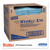 WypAll® X70 Foodservice Towels, 1/4 Fold, 12.5 x 23.5, Unscented, Blue, 300/Carton Disposable Dry Wipes - Office Ready