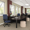 Alera® Valencia™ Series D-Top Desk, 71" x 35.5" x 29.63", Espresso Desk Shells - Office Ready