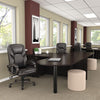 Alera® Valencia™ Series D-Top Desk, 71" x 35.5" x 29.63", Espresso Desk Shells - Office Ready