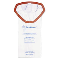 Janitized® Vacuum Bags, 100/Carton Vacuum Cleaner Disposable Bags - Office Ready