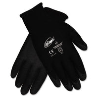 MCR™ Safety Ninja® HPT Gloves, Medium, Black, Pair Work Gloves, Coated - Office Ready