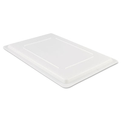 Rubbermaid® Commercial Food/Tote Box Lids, 26 x 18, White, Plastic Storage Food Containers - Office Ready