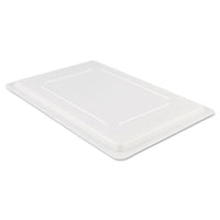 Rubbermaid® Commercial Food/Tote Box Lids, 26 x 18, White, Plastic Storage Food Containers - Office Ready