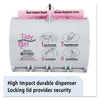 Tidy Girl™ Plastic Feminine Hygiene Disposal Bag Dispenser, Gray Feminine Products Waste Bag Dispenser - Office Ready