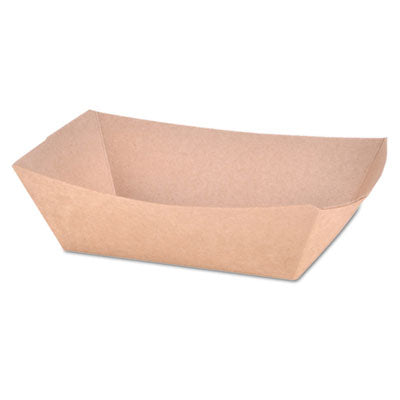 SCT® Eco Food Trays, 1 lb Capacity, Brown, Paper, 1,000/Carton Food Trays - Office Ready