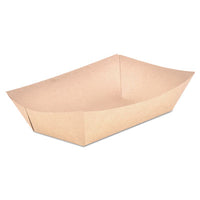 SCT® Eco Food Trays, 5 lb Capacity, Brown, Paper, 500/Carton Food Trays - Office Ready