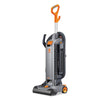 Hoover® Commercial HushTone™ Vacuum Cleaner with Intellibelt, 13" Cleaning Path, Gray/Orange Upright Vacuum Cleaners - Office Ready