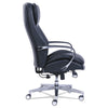 La-Z-Boy® Commercial 2000 Big & Tall Executive Chair with Dynamic Lumbar Support, Lumbar, Supports 400 lb, 20.25" to 23.25" Seat Height, Black Seat/Back, Silver Base Big & Tall Office Chairs - Office Ready