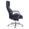La-Z-Boy® Commercial 2000 High-Back Executive Chair, Supports Up to 300 lb, 20.25" to 23.25" Seat Height, Black Seat/Back, Silver Base Office Chairs - Office Ready