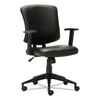 Alera® Alera® Everyday Task Office Chair, Bonded Leather Seat/Back, Supports Up to 275 lb, 17.6" to 21.5" Seat Height, Black Office Chairs - Office Ready