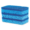 S.O.S.® All Surface Scrubber Sponge, 2.5 x 4.5, 0.9" Thick, Dark Blue, 3/Pack, 8 Packs/Carton Scrub Sponges - Office Ready
