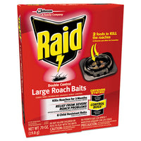 Raid® Roach Baits, 0.7 oz Box, 6/Carton Insect Killer Baits & Traps - Office Ready