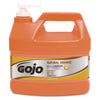 GOJO® NATURAL ORANGE™ Smooth Hand Cleaner, Citrus Scent, 1 gal, 4/Carton Lotion Soap - Office Ready