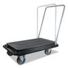 deflecto® Heavy-Duty Platform Cart, 300 lb Capacity, 21 x 32.5 x 37.5, Black Platform Trucks - Office Ready