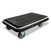 deflecto® Heavy-Duty Platform Cart, 300 lb Capacity, 21 x 32.5 x 37.5, Black Platform Trucks - Office Ready