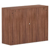Alera® Alera® Valencia™ Series Hutch, 3 Compartments, 47.13w x 15d x 35.38h, Modern Walnut Office Hutches - Office Ready