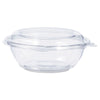 Dart® SafeSeal Tamper-Resistant, Tamper-Evident Bowls, Tamper-Evident Bowls with Dome Lid, 8 oz, 5.5" Diameter x 2.1" h, Clear, Plastic, 240/Carton Storage Food Containers - Office Ready