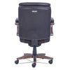 La-Z-Boy® Woodbury Mid-Back Executive Chair, Supports Up to 300 lb, 18.75" to 21.75" Seat Height, Brown Seat/Back, Weathered Sand Base Office Chairs - Office Ready
