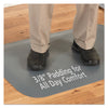 Guardian Pro Top Anti-Fatigue Mat, PVC Foam/Solid PVC, 24 x 36, Gray Anti Fatigue Mats - Office Ready