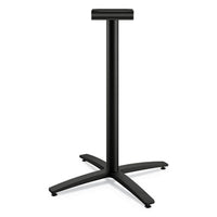 HON® Between™ Standing Height X-Base, 26.18w x 41.12h, Black Communal-Work & Training Table Bases/Legs - Office Ready