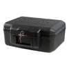 Sentry® Safe 1200 Series Fire Chest, 0.18 cu ft, 14.3w x 11.2d x 6.1h, Black Fire Safes - Office Ready