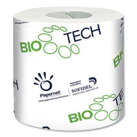 Papernet® BioTech Toilet Tissue, Septic Safe, 2-Ply, White, 500 Sheets/Roll, 96 Rolls/Carton Regular Roll Bath Tissues - Office Ready