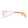 KleenGuard™ Maverick™ Safety Glasses, Clear/Orange, Polycarbonate Frame, 12/Box Wraparound Safety Glasses - Office Ready