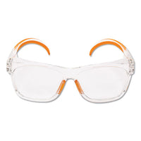 KleenGuard™ Maverick™ Safety Glasses, Clear/Orange, Polycarbonate Frame, 12/Box Wraparound Safety Glasses - Office Ready