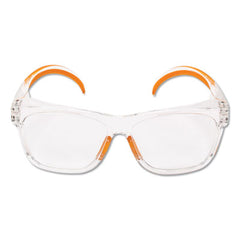 KleenGuard™ Maverick™ Safety Glasses, Clear/Orange, Polycarbonate Frame, 12/Box