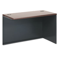 HON® 38000 Series™ Return Shell, Right, 48w x 24d x 29.5h, Mahogany/Charcoal Right Returns - Office Ready